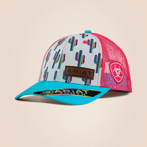 Ariat cactus print cap for kids