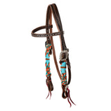 Pool's rope waves western bridle