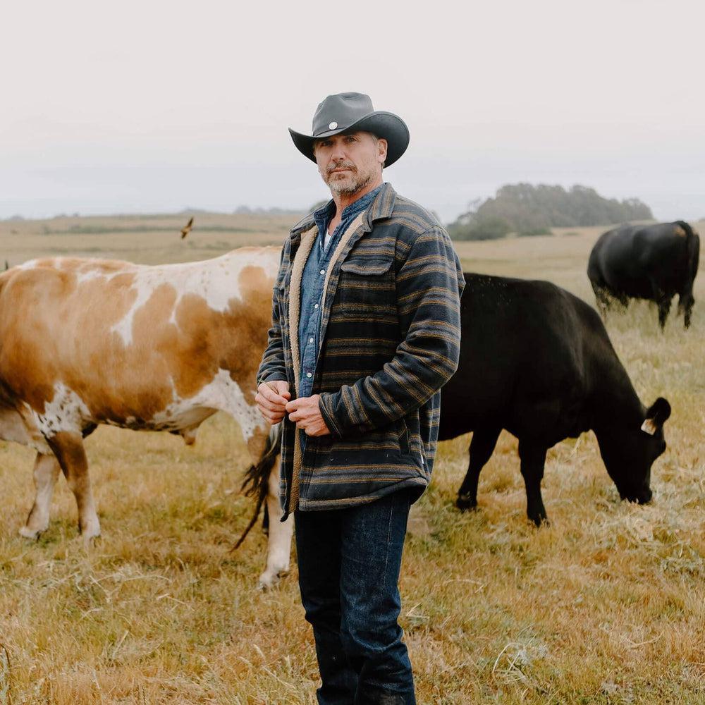 American hat makers Cyclone | Leather Cowboy Hat