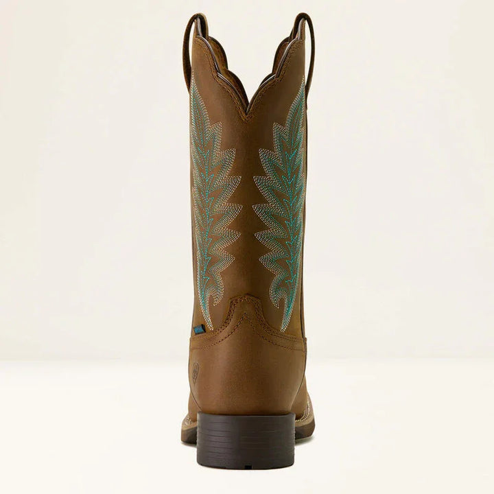 Ariat hybrid rancher waterproof insulated wide square toe western boot for ladies