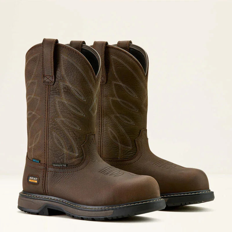 Ariat riveter pull on waterproof composite toe waterproof boots ladies