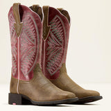 Ariat Round Up Ruidoso Westernlaars met brede vierkante neus voor dames