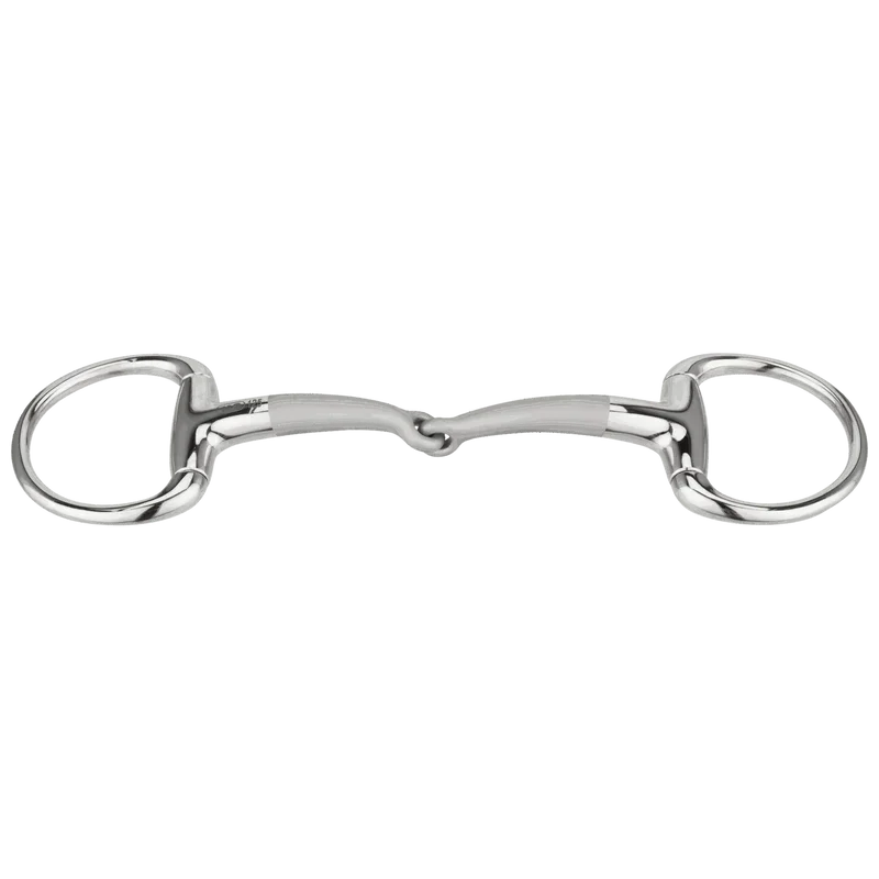 Herm. Sprenger SATINOX Eggbutt bradoon 14 mm single jointed - Stainless steel 40369