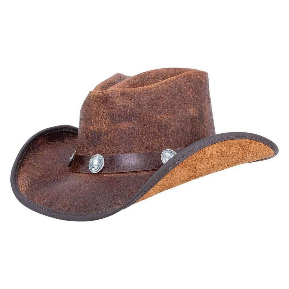 American hat makers Cyclone | Leather Cowboy Hat