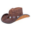 American hat makers Cyclone | Mens Leather Cowboy Hat