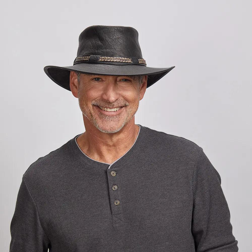 American hat makers Cyclone | Leather Cowboy Hat