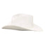 American hat makers Blizzard | Mens White Leather Cowboy Hat