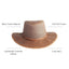 American hat makers Breeze | Mens Wide Brim Sun Hat