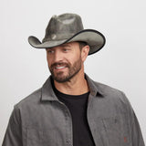 American hat makers Cyclone | Leather Cowboy Hat