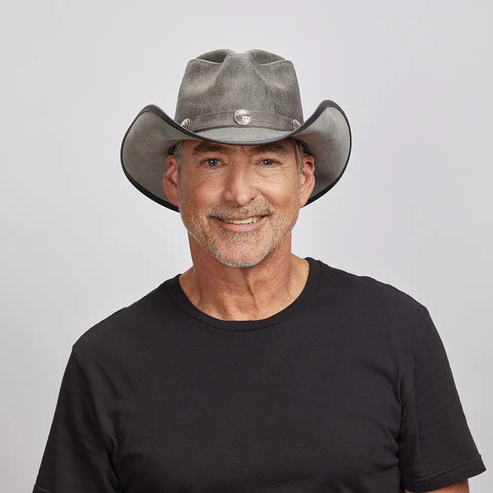 American hat makers Cyclone | Leather Cowboy Hat