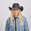 American hat makers Hollywood | Womens Leather Cowgirl Hat