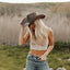 American hat makers Hollywood | Womens Leather Cowgirl Hat