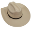 American hat makers Lasso | Mens Straw Cowboy Hat