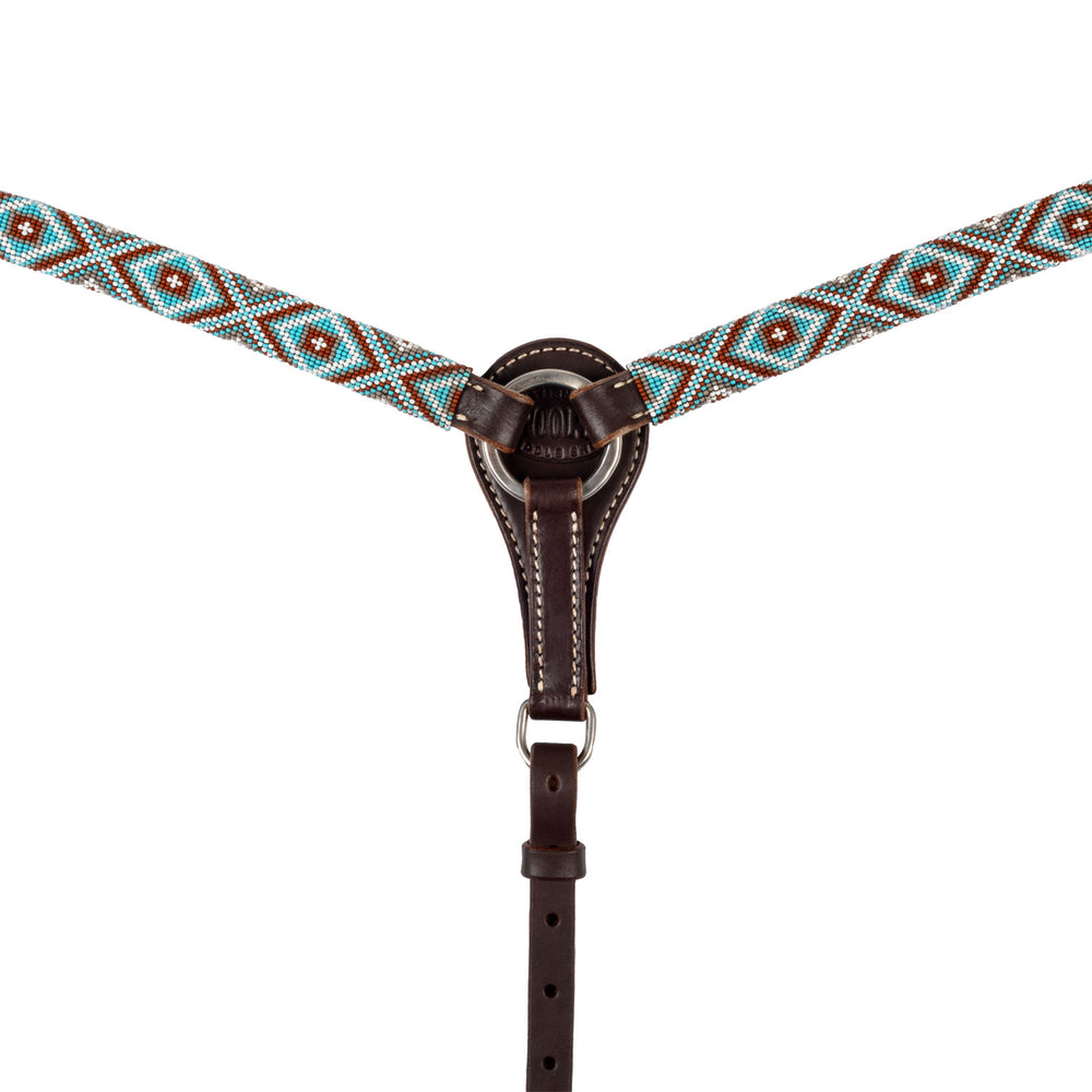 Pool's beaded western oil breastplate