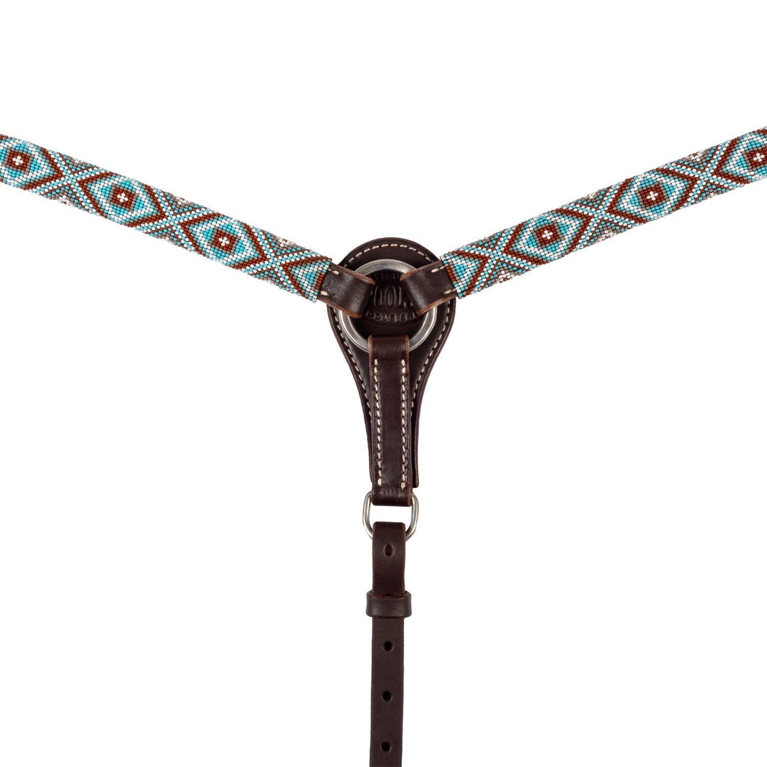 Pool's beaded western oil breastplate