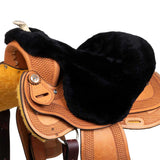 Pool's western saddle sheep skin seat cover  se 00602