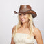 American hat makers Sierra women's american leather cowgirl hat