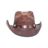 American hat makers Cyclone | Leather Cowboy Hat