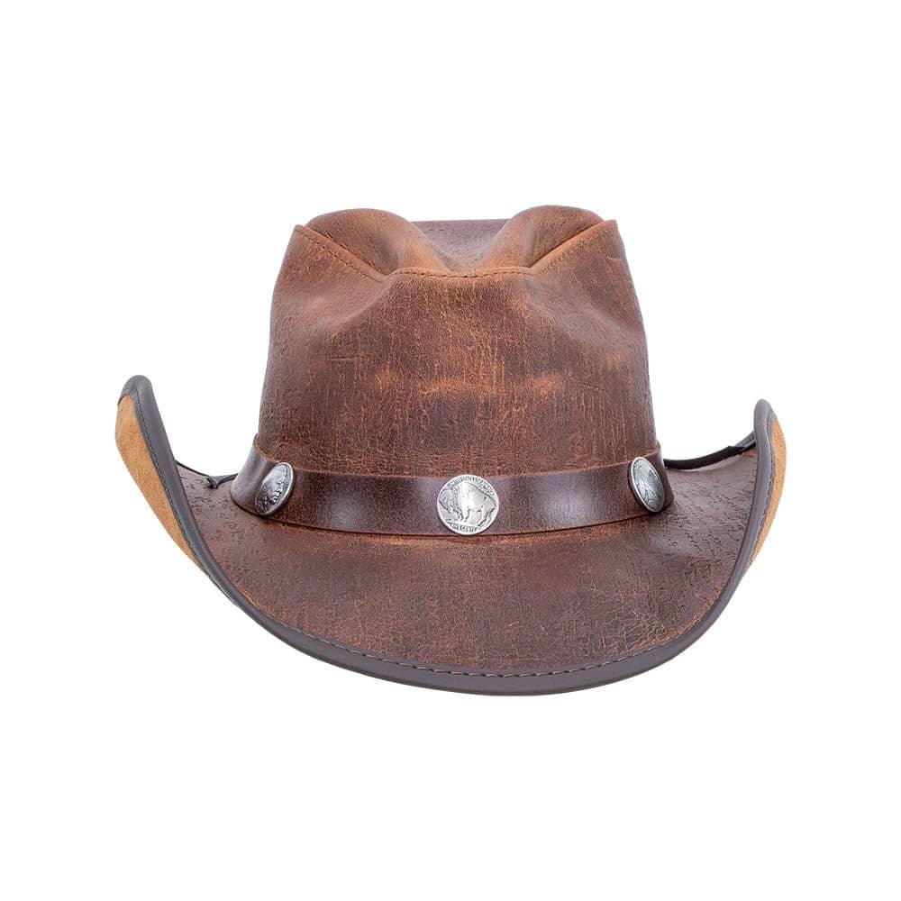 American hat makers Cyclone | Leather Cowboy Hat