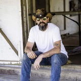American hat makers Cyclone | Leather Cowboy Hat