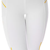 Equestro women's slim fit leggings micro mesh inserts - HorseworldEU