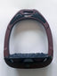 Flex - on green composite stirrup burgundy frame - HorseworldEU