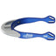 Herm. Sprenger fairRider spurs - aluminium, 25mm neck blue thin rounded 47623 Herm. Sprenger